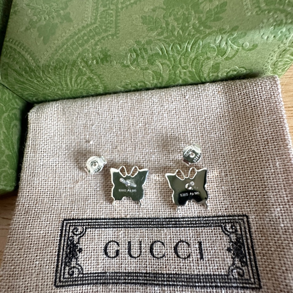 Gucci .925 🦋 Stud Earrings - Picture 8 of 16